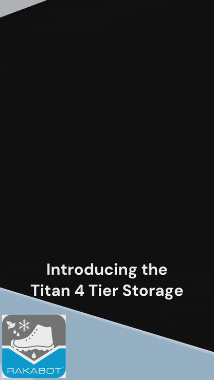 RAKABOT TITAN-PAN4E-WHI Titan 4-Tier Storage Panels White