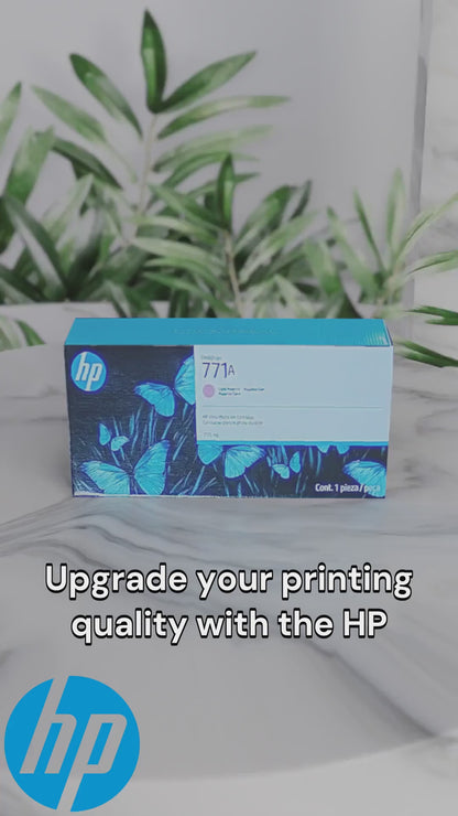 Cartouche d'encre HP DesignJet B6Y19A 771A 775 ml magenta clair