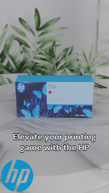 Cartouche d'encre magenta HP B6Y17A 771A 775 ml DesignJet