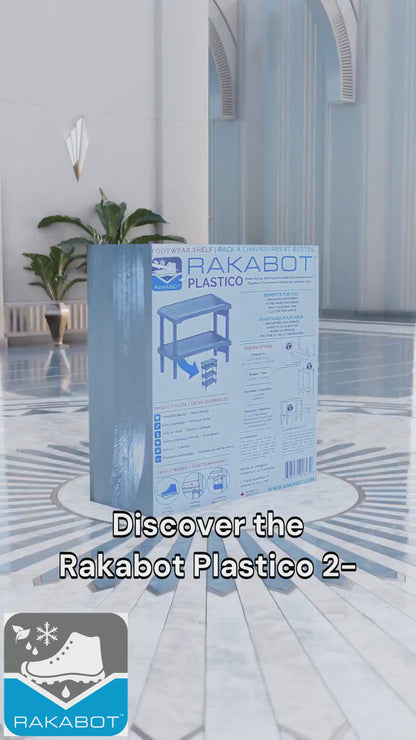 Rakabot PLASTICO-2L-A1 Plastico 2-Tier Anthracite