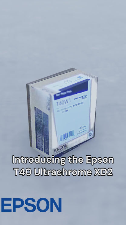 T40w12 0Epson Ultrachrome XD2 Black Ink Cartridge 80ML