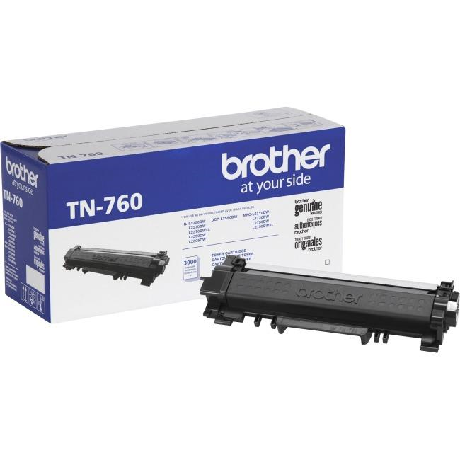TN760 Brother High Yield Original Black Toner Cartridge