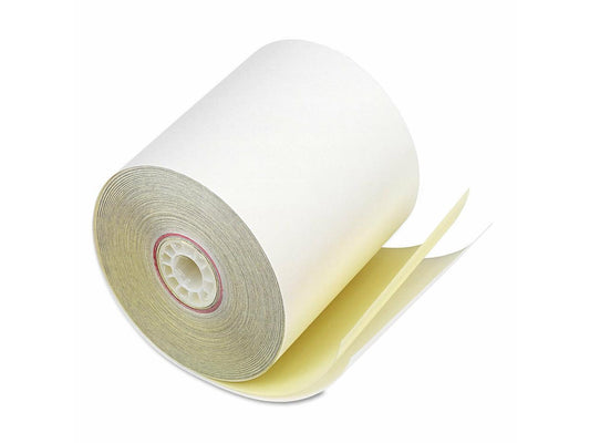 9077-0047 Iconex 3" X 90' Two Ply Carbonless Paper Roll W/C 50/CTN