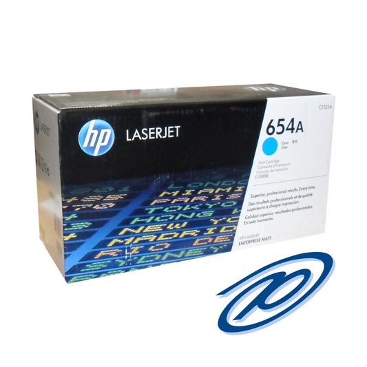 CF331A HP #654A Cyan Original Toner Cartridge