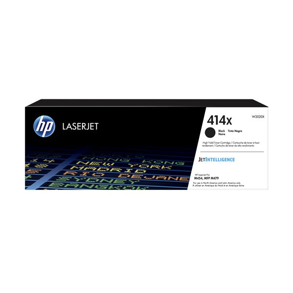 W2020X HP 414X Black LaserJet Toner Cartridge