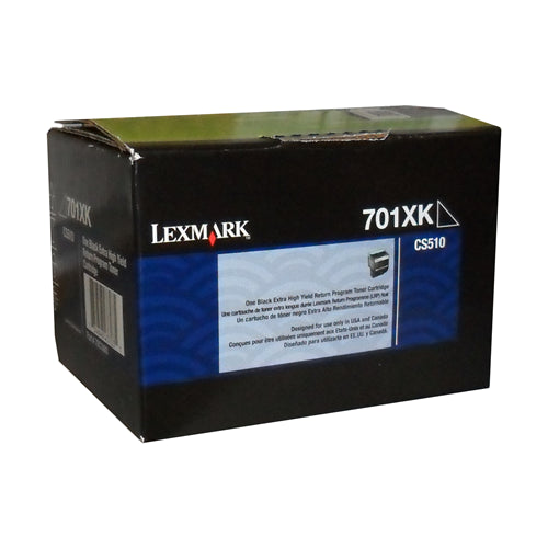 70C1XK0 Lexmark 701XK Black Extra High Yield Return Progam