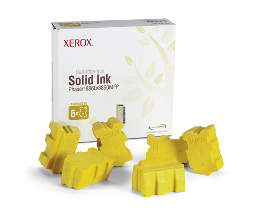 108R00748 XEROX baton d'encre solide jaune produit originale