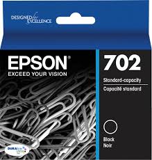 T702120S Epson 702 cartouche d'encrenoire  produit authentique