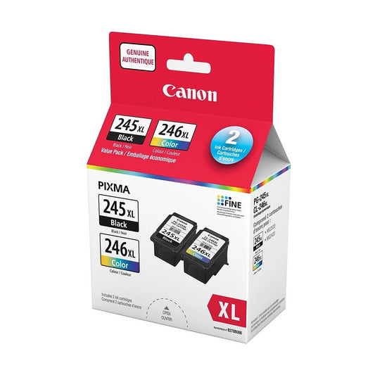 8278B006 Canon PG-245XL/CL-246XL Black & Colour Cartridges, Value Pack SKU