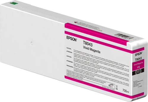 T804300 Epson UltraChrome HD Vivid Magenta Ink 700 ML