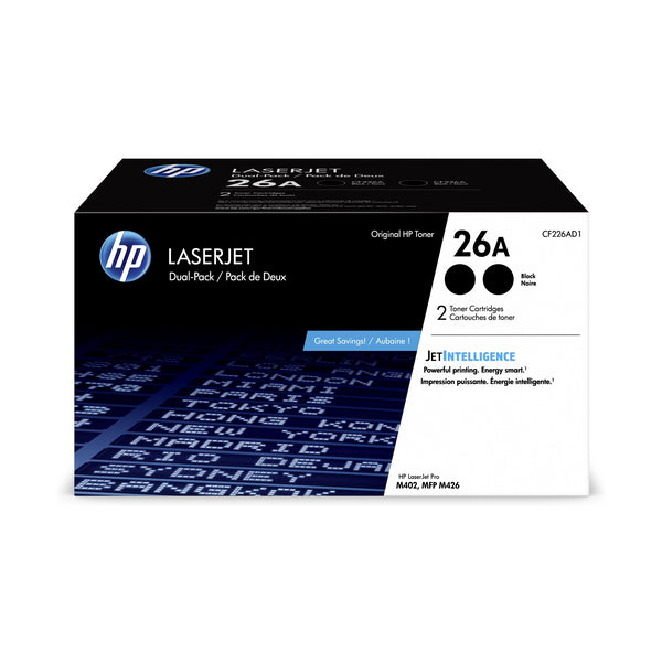 CF226AD1 HP 26A Cartouche de toner noire authentique