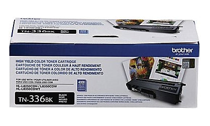 TN336 Brother cartouche toner noire version à haut rendement produit originale