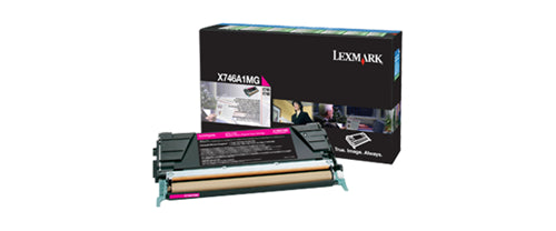 X746A1MG Lexmark X746 X748 Magenta Return PGM Toner Cartridge
