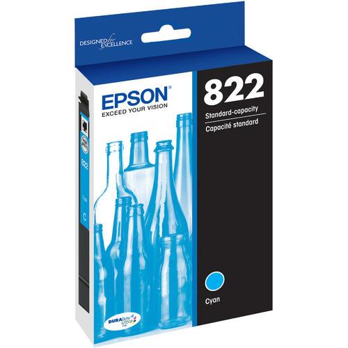 T822220 Epson 822 Cyan Original Ink Cartridge