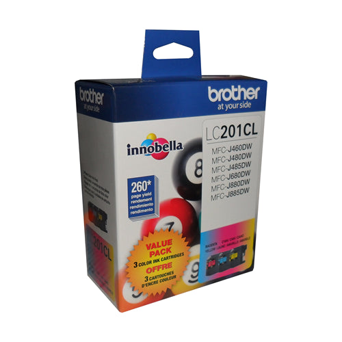 LC2013PKS Brother 3 ColorS Original Ink Cartridge