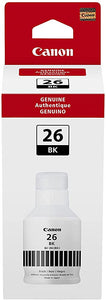 4409C001 Canon GI-26 Black Ink Bottle-Compatible with Gx6020/GX7020 only
