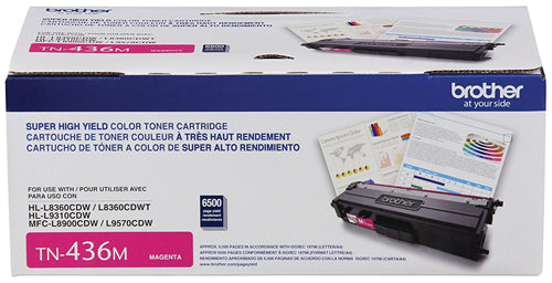 TN436M Brother Super High-Yield Magenta Original Toner Cartridge