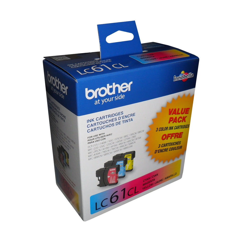 LC613PKS Brother Color Original Ink Cartridges - 3 Pack
