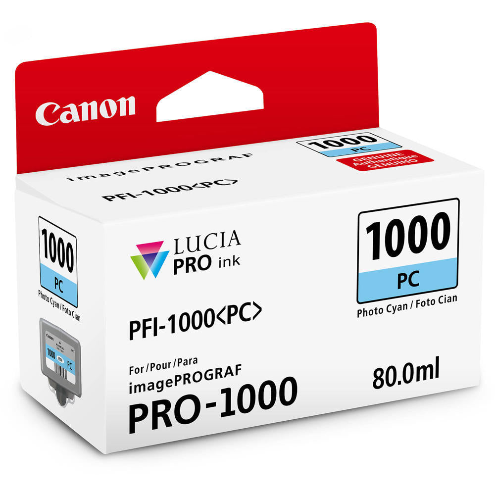 0550C002 CANON PFI-1000 cartouche d'encre photo cyan produit originale