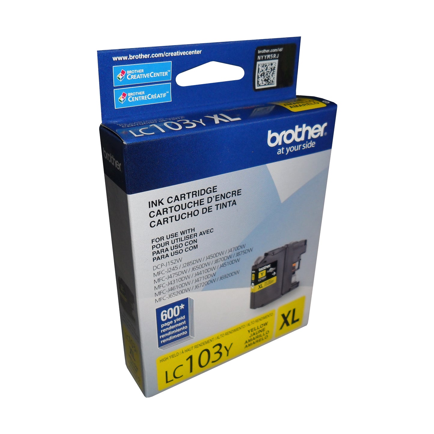 LC103YS Brother Yellow HY Original Ink Cartridge