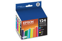 T124120BCS Epson cartouche d'encre noire et couleur produit authentique