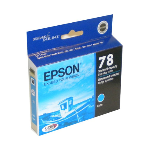 T078220S Epson cartouche d'encre cyan produit authentique