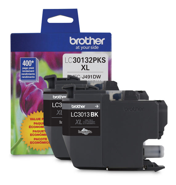 LC30132PKS Brother Black HY 2PK Original Ink Cartridge