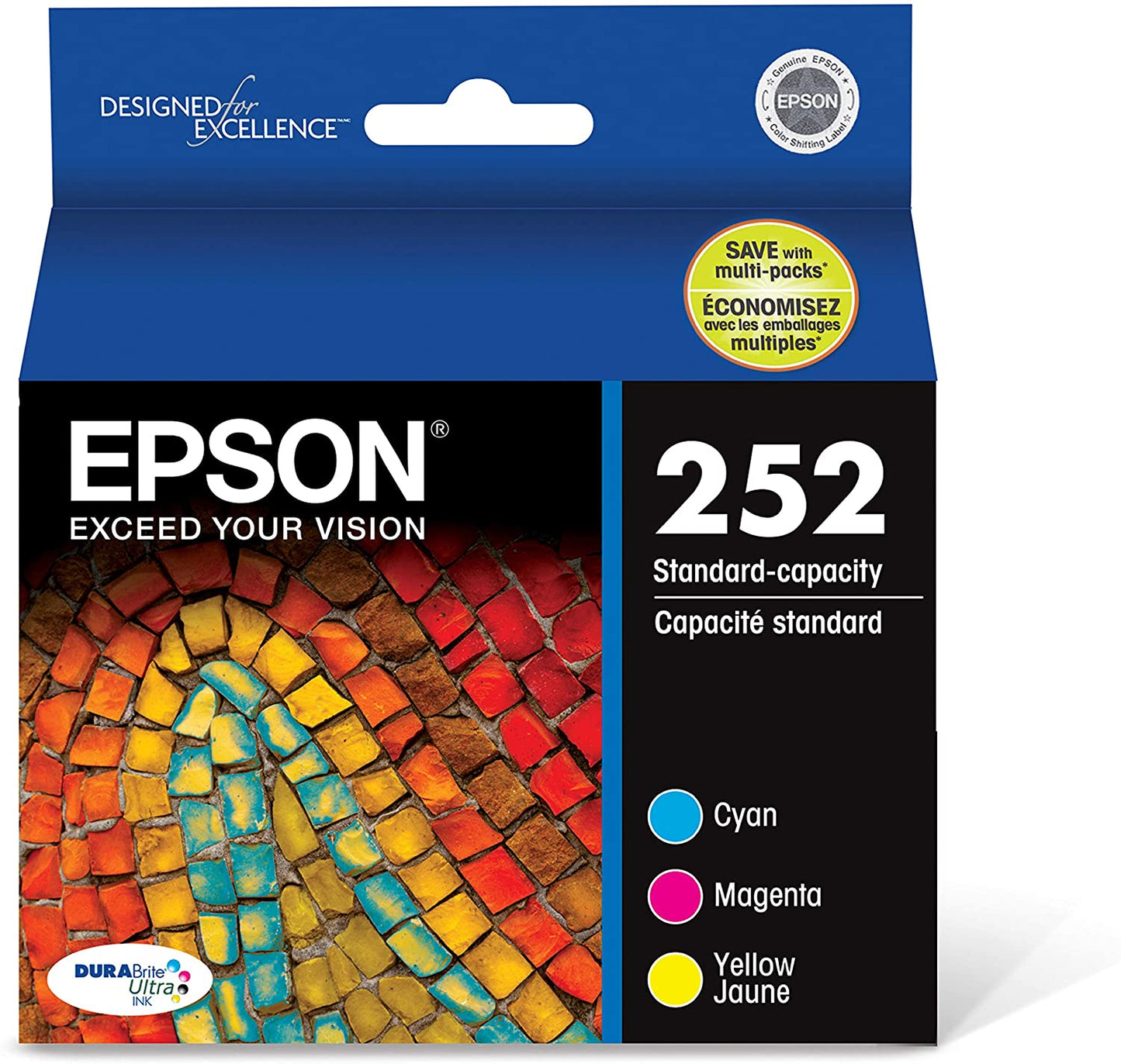 T252520S Epson 252 Durabrite Ultra Color Original Ink Cartridge