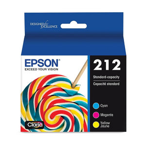 T212520S Epson 212 Claria Color Combo Pack Ink Cartridges