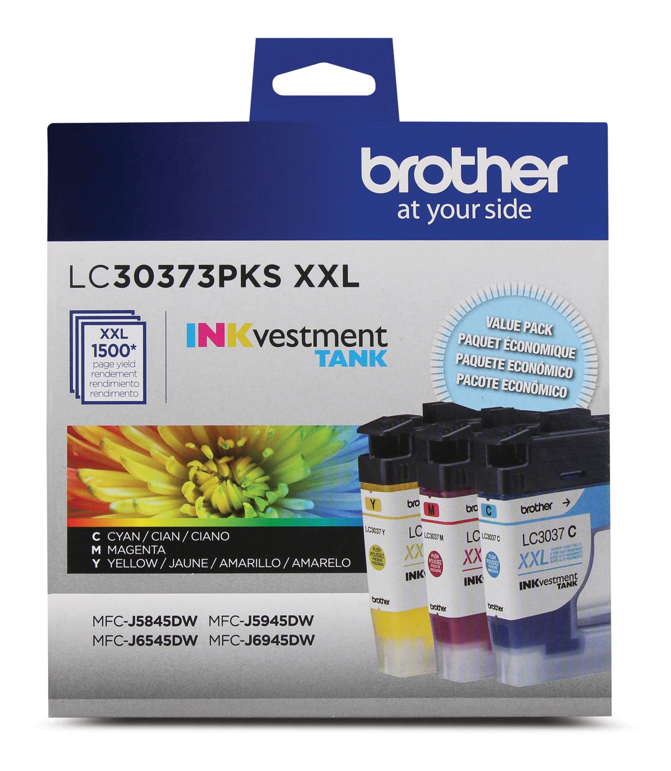 LC30373PKS Brother Color 3PKS Super High Yield Original Ink Cartridge