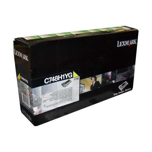 C748H1YG Lexmark C748 Yellow High Yield Return PGM Toner 10K