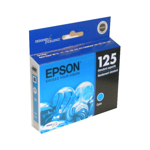 T125220S Epson 125 cartouche d'encre cyan produit authentique