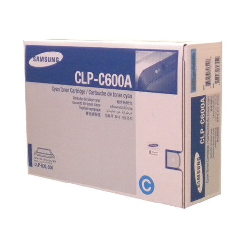 CLPC600A/SEE  Samsung Cyan Original Toner Cartridge