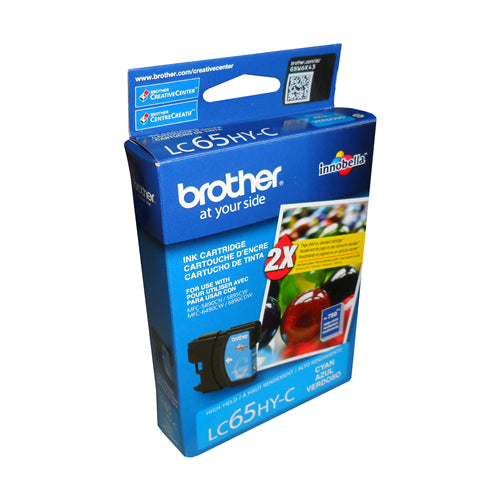 LC65HYCS Brother Cyan Original Ink Cartridge