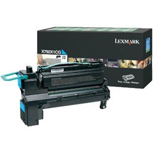 X792X1CG Lexmark cartouche de toner cyan produit originale