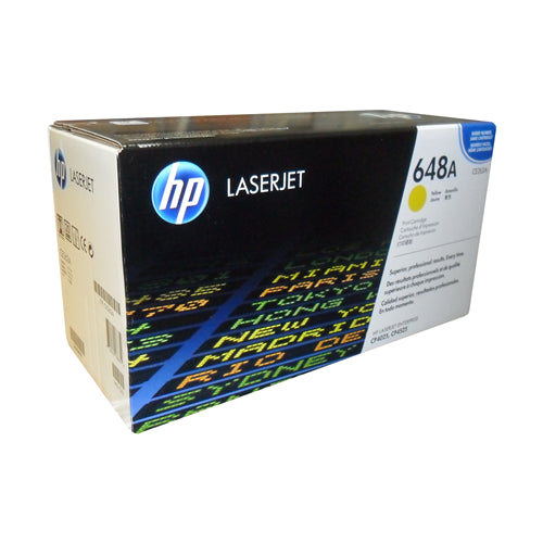 CE262A HP #648A cartouche toner jaune produit authentique 