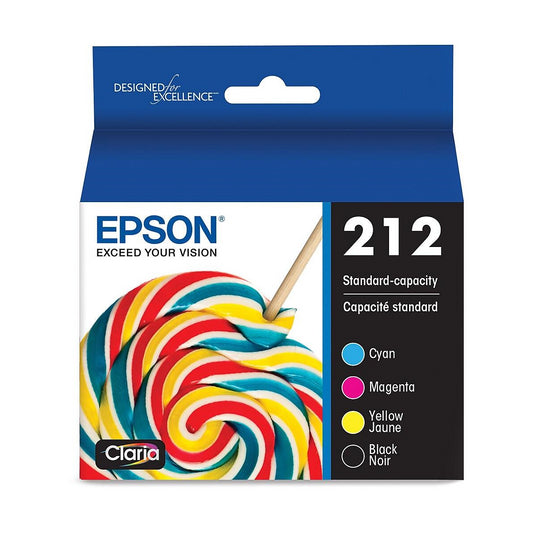T212120BCS Epson 212 Claria Black and Color Combo Pack Ink