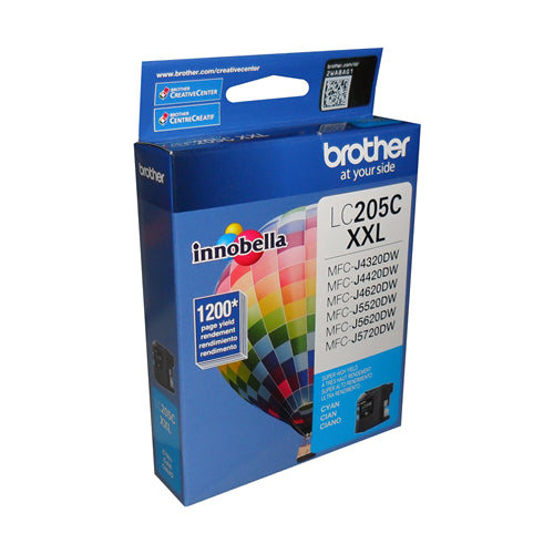 LC205CS Brother Cyan Super HY Original Ink Cartridge