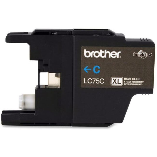 LC75 Brother cartouche d'encre cyan version à haut rendement produit originale 