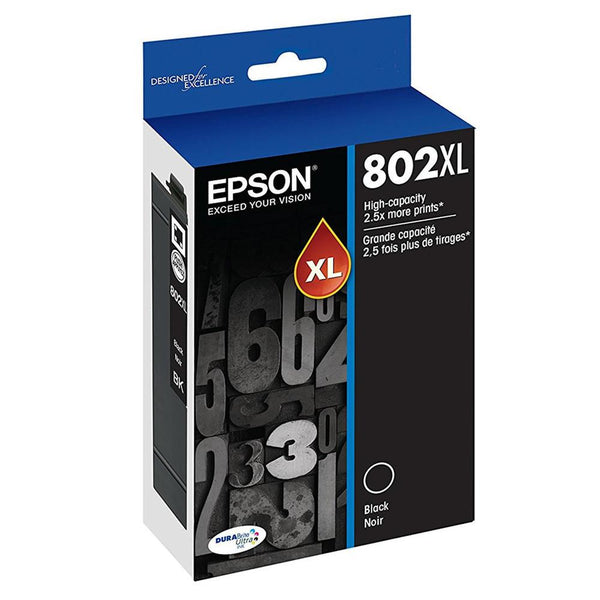 T802XL120-S Epson cartouche d'encre noire produit originale  