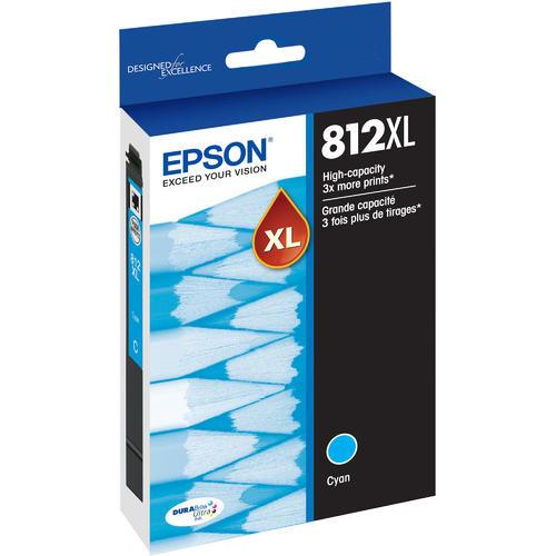 T812XL220 Epson 812XL High Capacity Cyan Original Ink Cartridge