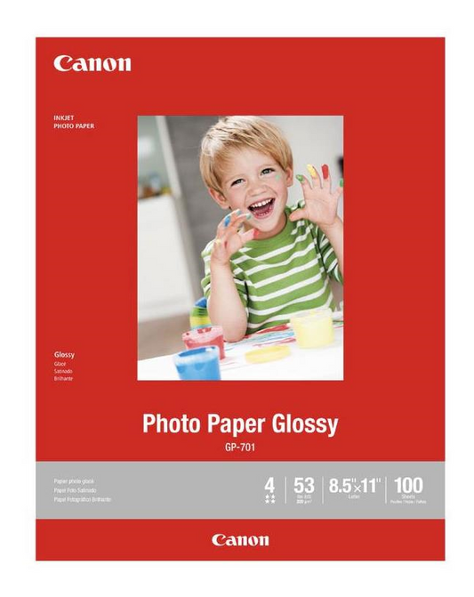 1433C004 Canon GP-701 8.5" x 11" Photo Paper Glossy