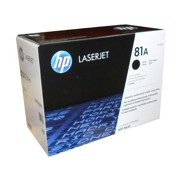 CF281A HP 81A cartouche toner noire produit authentique 