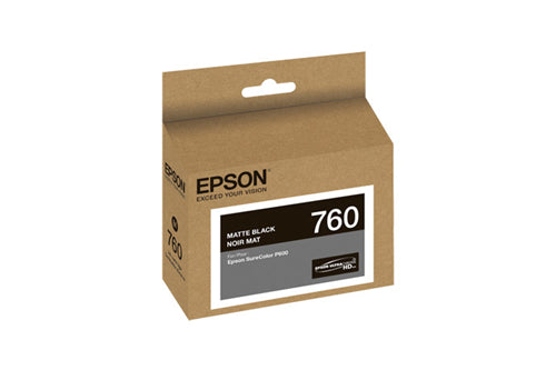 T760820 Epson 760 Matte Black Original Ink Cartridge