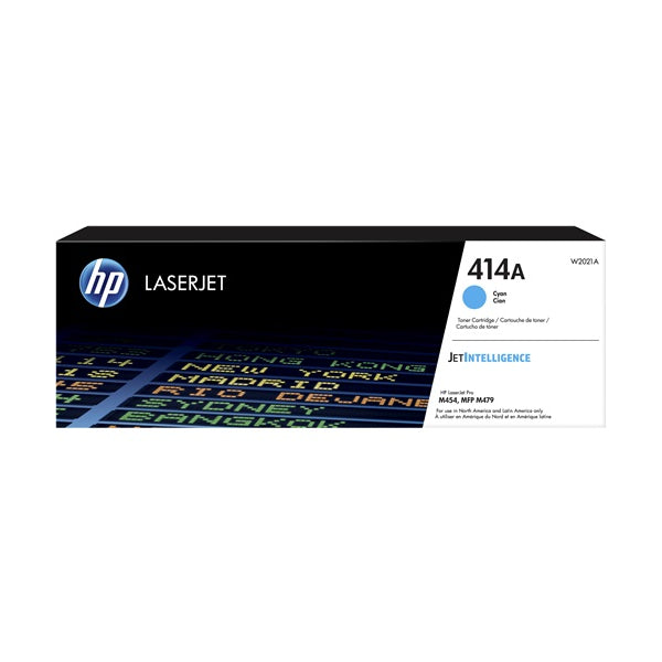 W2021A HP 414A Cyan LaserJet Toner Cartridge