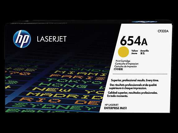 CF332A HP #654A Yellow Original Toner Cartridge