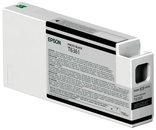 T636100 Epson Ultrachrome HDR Photo Black Ink 700ml Stylus Pro 7700/7900/9700/9900