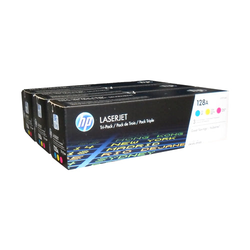 CF371AM HP #128A C/M/Y Tripack Color Original Toner Cartridges