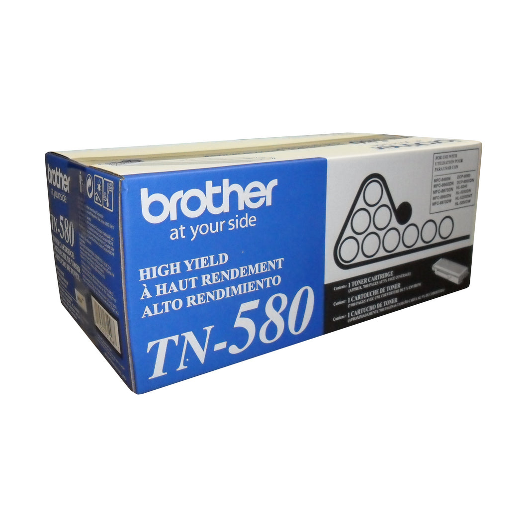 TN580 Brother Black High Yield Toner Cartridge