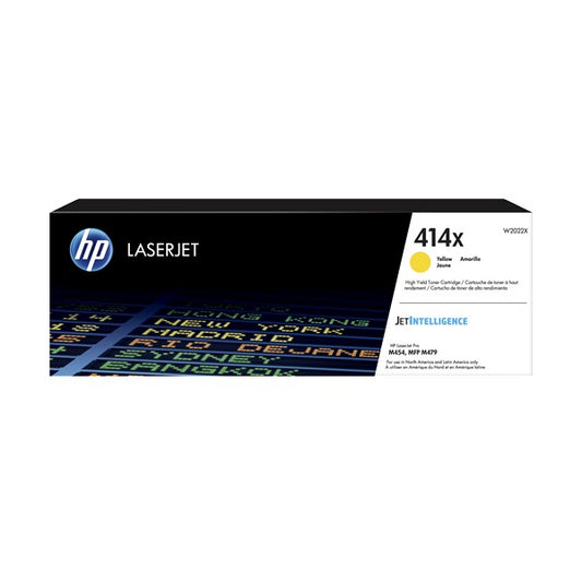 W2022X HP 414X Yellow LaserJet Toner Cartridge